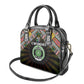 Comoros Roots Shoulder Handbag African Pride in Fingerprint and Tribal Colors