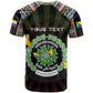 Personalized Comoros Roots T shirt African Pride in Fingerprint and Tribal Colors