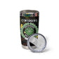 Comoros Roots Tumbler Cup African Pride in Fingerprint and Tribal Colors