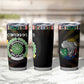 Comoros Roots Tumbler Cup African Pride in Fingerprint and Tribal Colors