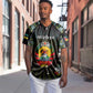 Personalized Mozambique Roots Baseball Jersey African Pride in Fingerprint and Tribal Colors