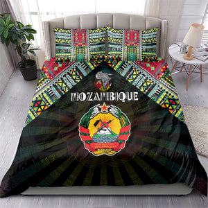 Mozambique Roots Bedding Set African Pride in Fingerprint and Tribal Colors