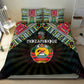 Mozambique Roots Bedding Set African Pride in Fingerprint and Tribal Colors