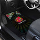Mozambique Roots Car Mats African Pride in Fingerprint and Tribal Colors