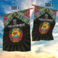 Mozambique Roots Garden Flag African Pride in Fingerprint and Tribal Colors