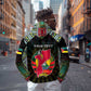 Personalized Mozambique Roots Hoodie African Pride in Fingerprint and Tribal Colors