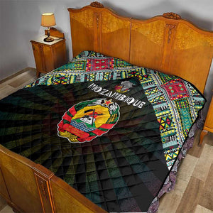 Mozambique Roots Quilt African Pride in Fingerprint and Tribal Colors