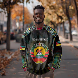 Personalized Mozambique Roots Sweatshirt African Pride in Fingerprint and Tribal Colors