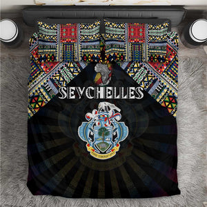 Seychelles Roots Bedding Set African Pride in Fingerprint and Tribal Colors
