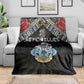 Seychelles Roots Blanket African Pride in Fingerprint and Tribal Colors