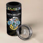 Seychelles Roots 4 in 1 Can Cooler Tumbler African Pride in Fingerprint and Tribal Colors