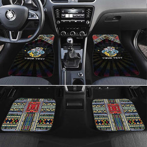 Seychelles Roots Car Mats African Pride in Fingerprint and Tribal Colors