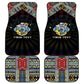 Seychelles Roots Car Mats African Pride in Fingerprint and Tribal Colors