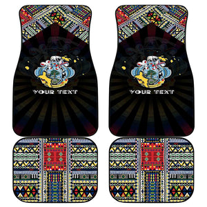Seychelles Roots Car Mats African Pride in Fingerprint and Tribal Colors