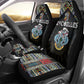 Seychelles Roots Car Seat Cover African Pride in Fingerprint and Tribal Colors