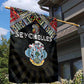 Seychelles Roots Garden Flag African Pride in Fingerprint and Tribal Colors