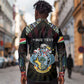 Personalized Seychelles Roots Long Sleeve Button Shirt African Pride in Fingerprint and Tribal Colors