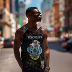 Personalized Seychelles Roots Men Tank Top African Pride in Fingerprint and Tribal Colors