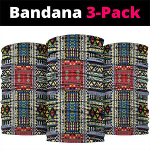 Seychelles Roots Neck Gaiter African Pride in Fingerprint and Tribal Colors - African Pride
