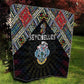 Seychelles Roots Quilt African Pride in Fingerprint and Tribal Colors