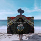 Seychelles Roots Sarong African Pride in Fingerprint and Tribal Colors
