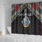 Seychelles Roots Shower Curtain African Pride in Fingerprint and Tribal Colors