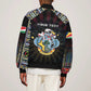Personalized Seychelles Roots Sleeve Zip Bomber Jacket African Pride in Fingerprint and Tribal Colors