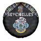Seychelles Roots Spare Tire Cover African Pride in Fingerprint and Tribal Colors