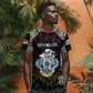 Personalized Seychelles Roots T shirt African Pride in Fingerprint and Tribal Colors