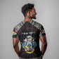 Personalized Seychelles Roots T shirt African Pride in Fingerprint and Tribal Colors