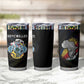 Seychelles Roots Tumbler Cup African Pride in Fingerprint and Tribal Colors