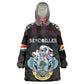 Personalized Seychelles Roots Wearable Blanket Hoodie African Pride in Fingerprint and Tribal Colors