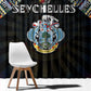 Seychelles Roots Window Curtain African Pride in Fingerprint and Tribal Colors
