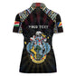 Personalized Seychelles Roots Women Polo Shirt African Pride in Fingerprint and Tribal Colors