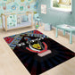 DR Congo Roots Area Rug African Pride in Fingerprint and Tribal Colors