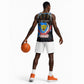 Personalized DR Congo Roots Basketball Jersey African Pride in Fingerprint and Tribal Colors - African Pride