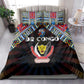DR Congo Roots Bedding Set African Pride in Fingerprint and Tribal Colors