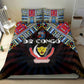 DR Congo Roots Bedding Set African Pride in Fingerprint and Tribal Colors