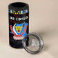 DR Congo Roots 4 in 1 Can Cooler Tumbler African Pride in Fingerprint and Tribal Colors