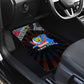 DR Congo Roots Car Mats African Pride in Fingerprint and Tribal Colors