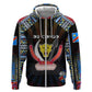 Personalized DR Congo Roots Hoodie African Pride in Fingerprint and Tribal Colors