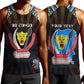 Personalized DR Congo Roots Men Tank Top African Pride in Fingerprint and Tribal Colors