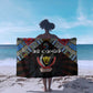 DR Congo Roots Sarong African Pride in Fingerprint and Tribal Colors