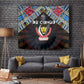 DR Congo Roots Tapestry African Pride in Fingerprint and Tribal Colors