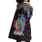 Personalized DR Congo Roots Wearable Blanket Hoodie African Pride in Fingerprint and Tribal Colors