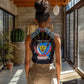 Personalized DR Congo Roots Women Sleeveless Polo Shirt African Pride in Fingerprint and Tribal Colors