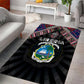 Liberia Roots Area Rug African Pride in Fingerprint and Tribal Colors