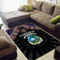 Liberia Roots Area Rug African Pride in Fingerprint and Tribal Colors