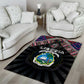 Liberia Roots Area Rug African Pride in Fingerprint and Tribal Colors