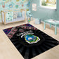 Liberia Roots Area Rug African Pride in Fingerprint and Tribal Colors